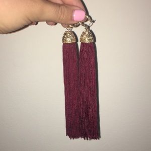 Boho dangle earrings with gold coating
